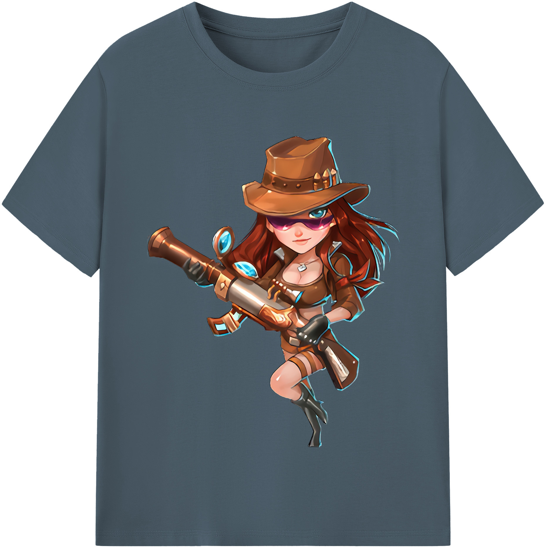 リーグ・オブ・レジェンド League of Legends LOL 綿100％半袖Tシャツ（フロントプリント）